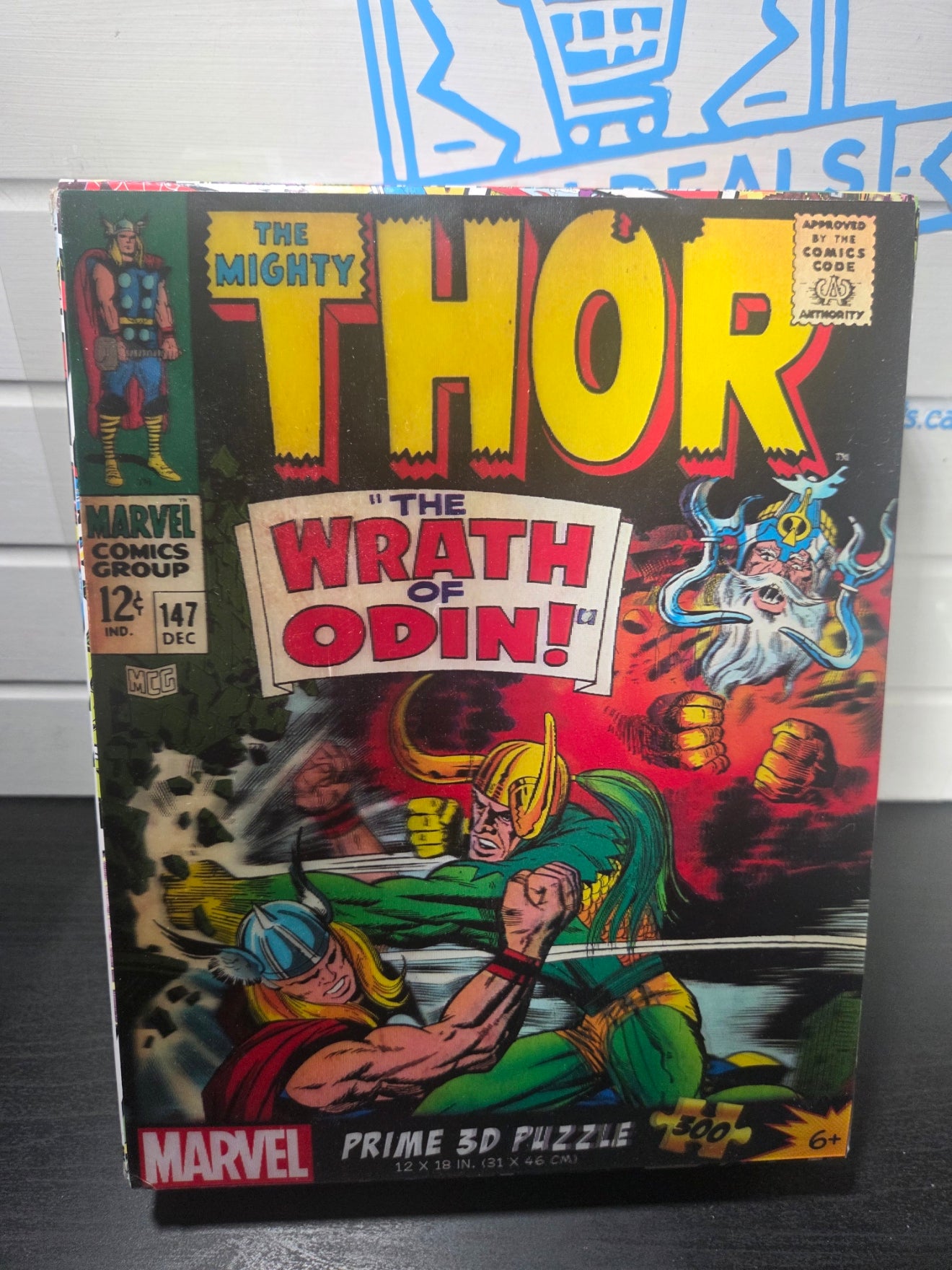 Thor - The Wrath of Odin : Prime 3D Lenticular Puzzle, 300 Pieces, 6+, 12" x 18"