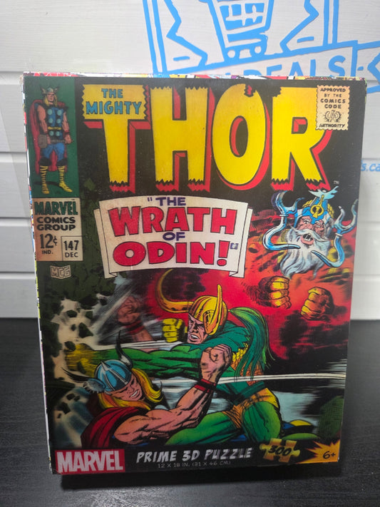 Thor - The Wrath of Odin : Prime 3D Lenticular Puzzle, 300 Pieces, 6+, 12" x 18"