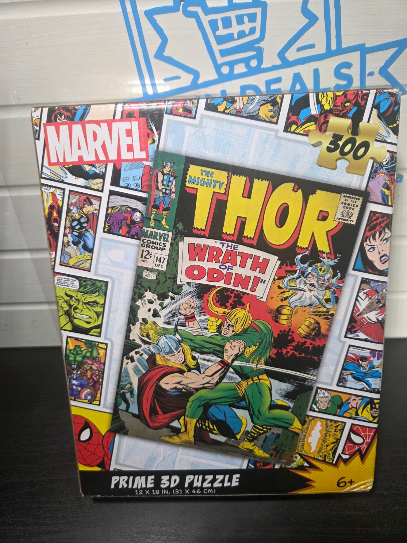 Thor - The Wrath of Odin : Prime 3D Lenticular Puzzle, 300 Pieces, 6+, 12" x 18"