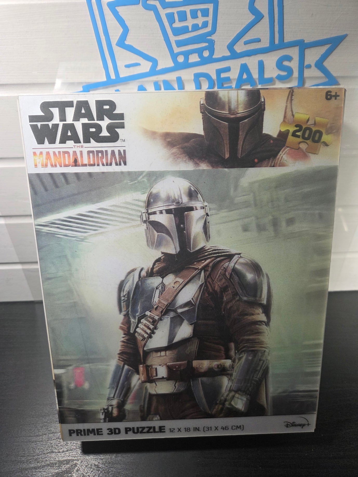 The Mandalorian : Prime 3D Lenticular Puzzle, 200 Pieces, 6+, 12" x 18"