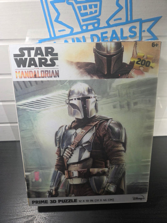 The Mandalorian : Prime 3D Lenticular Puzzle, 200 Pieces, 6+, 12" x 18"