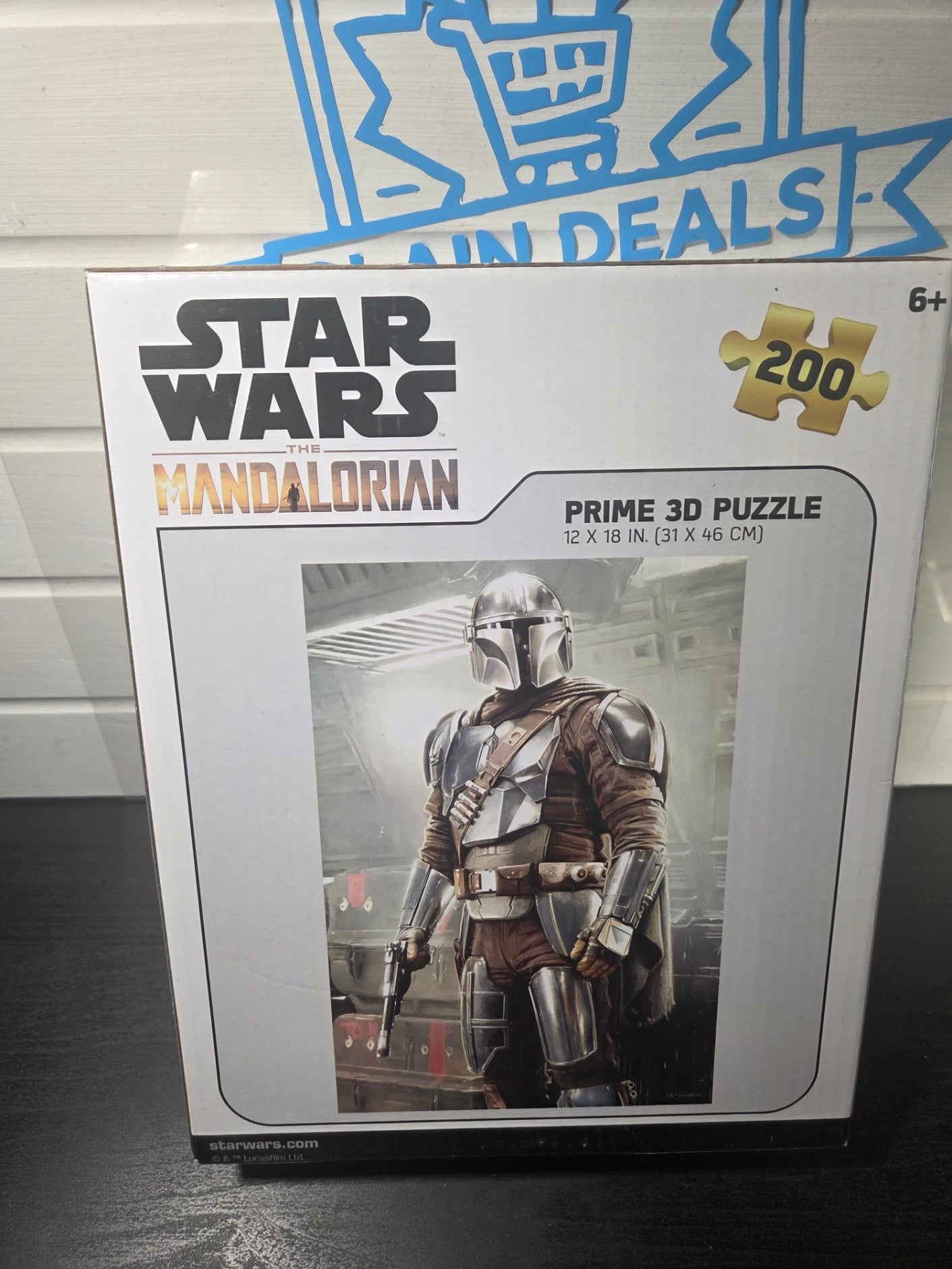 The Mandalorian : Prime 3D Lenticular Puzzle, 200 Pieces, 6+, 12" x 18"