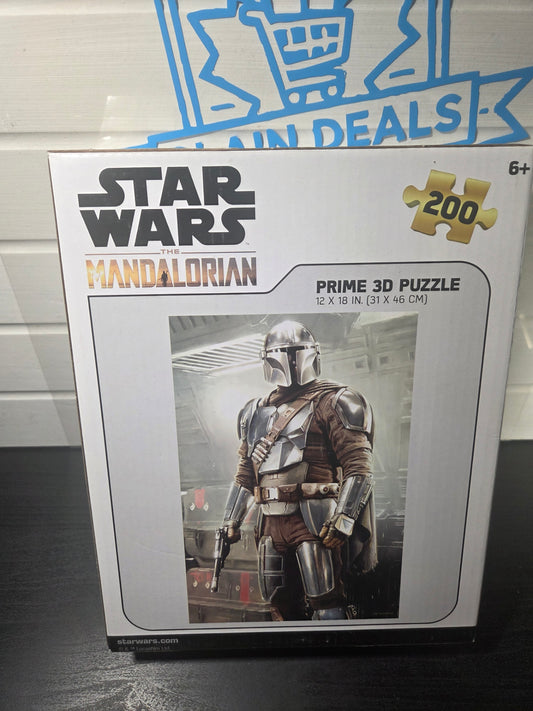 The Mandalorian : Prime 3D Lenticular Puzzle, 200 Pieces, 6+, 12" x 18"