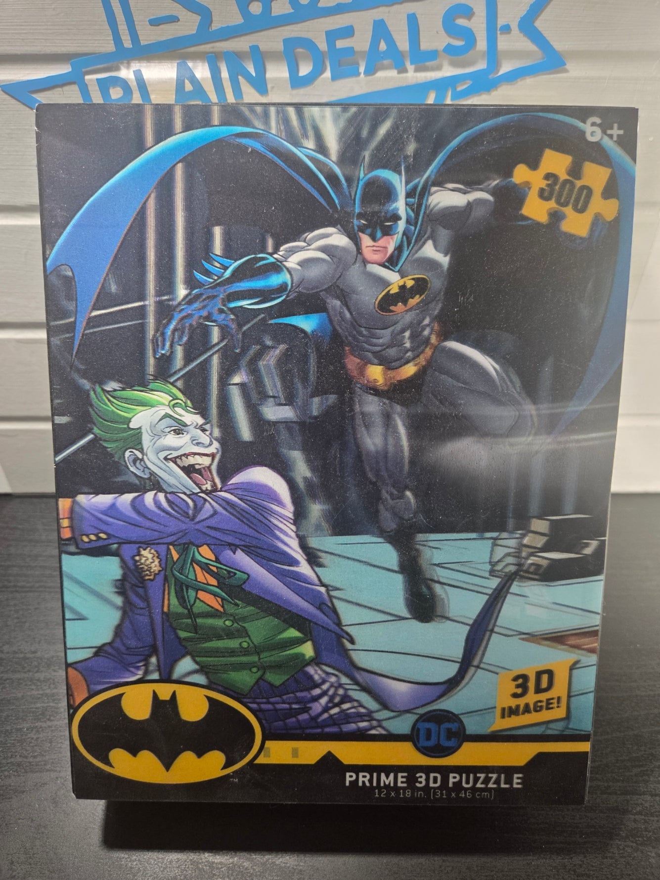 Batman : Prime 3D Lenticular Puzzle, 300 Pieces, 6+, 12" x 18"