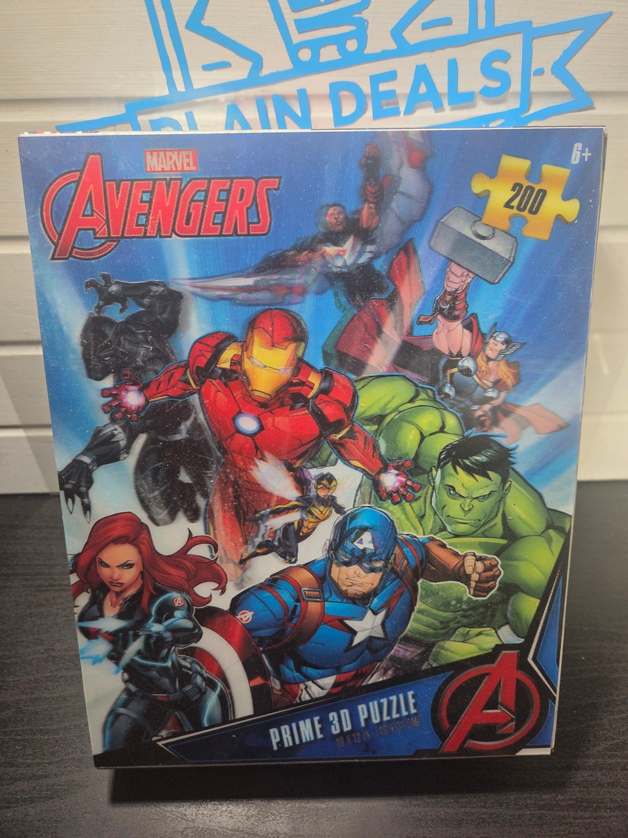 Marvel Avengers : Prime 3D Lenticular Puzzle, 200 Pieces, 6+, 18" x 12"