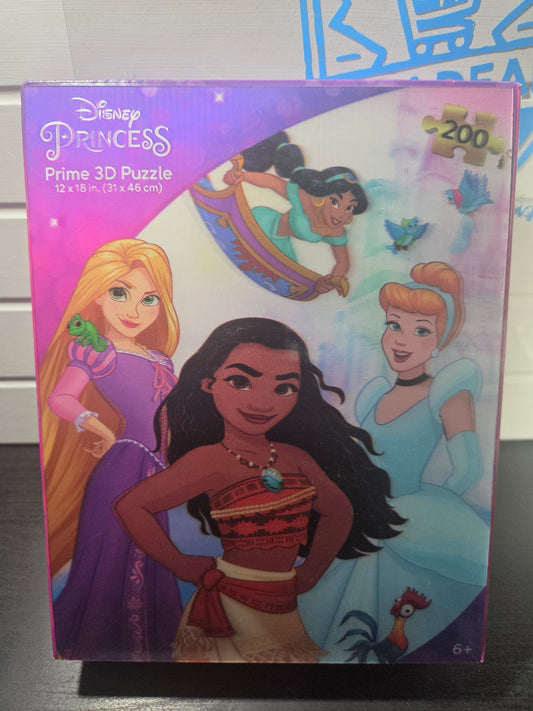 Disney Princess : Prime 3D Lenticular Puzzle, 200 Pieces, 6+, 12" x 18"