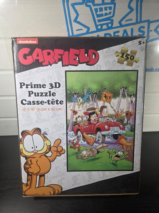 Garfield : Prime 3D Puzzle, 150 Pieces, 5+, 12" x 18"