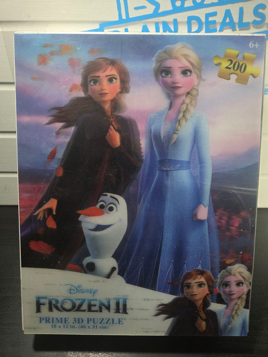 Frozen II : Prime 3D Lenticular Puzzle, 200 Pieces, 6+, 18" x 12"