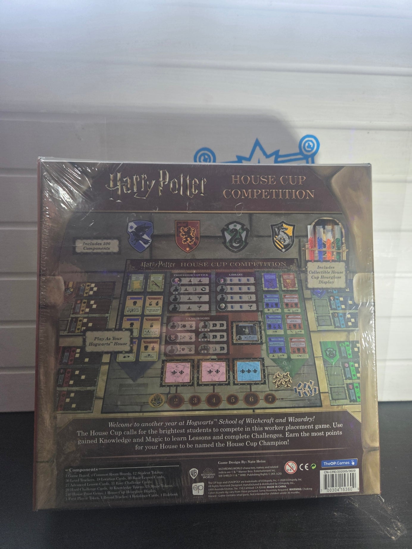Harry Potter: House Cup Competition, Factory Sealed Board Game, 2-4 Players, Ages 11+