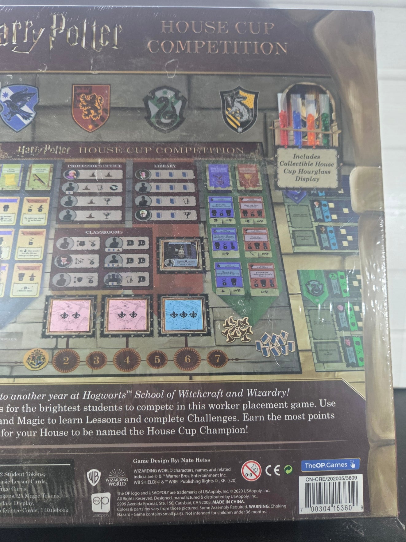 Harry Potter: House Cup Competition, Factory Sealed Board Game, 2-4 Players, Ages 11+