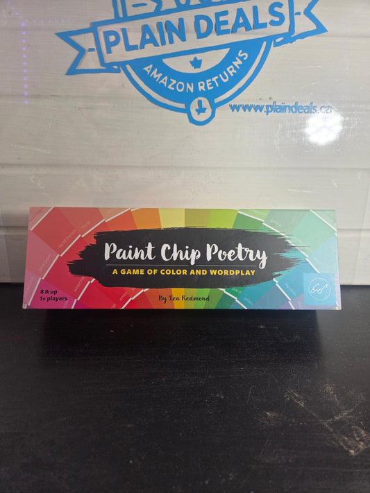Paint Chip Poetry: A Game of Color and Wordplay (Poetry Game), Brand New, Factory Sealed