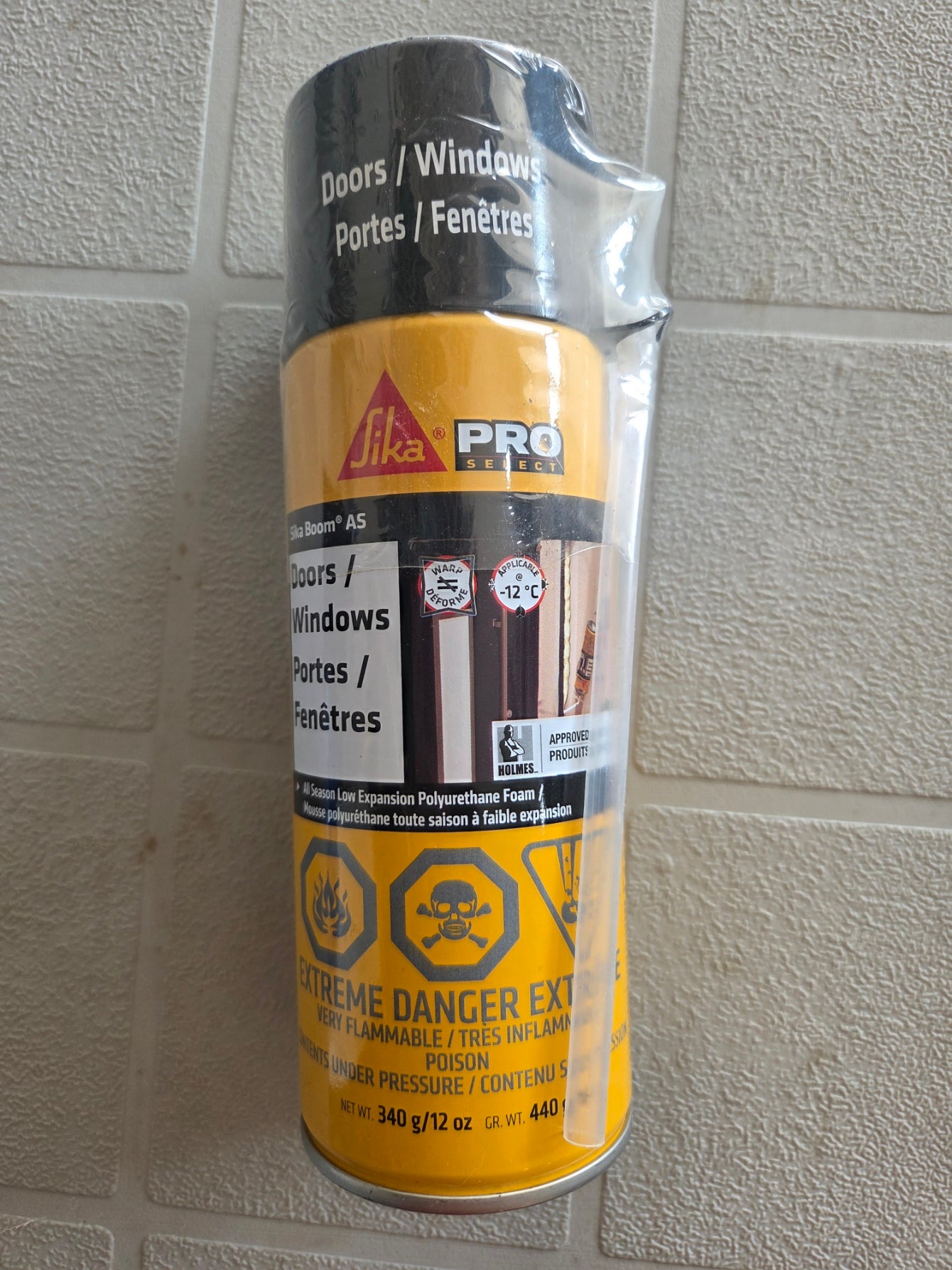 Sika Boom AS Low Expansion Polyurethane Spray Foam Insulation (Doors & Windows)