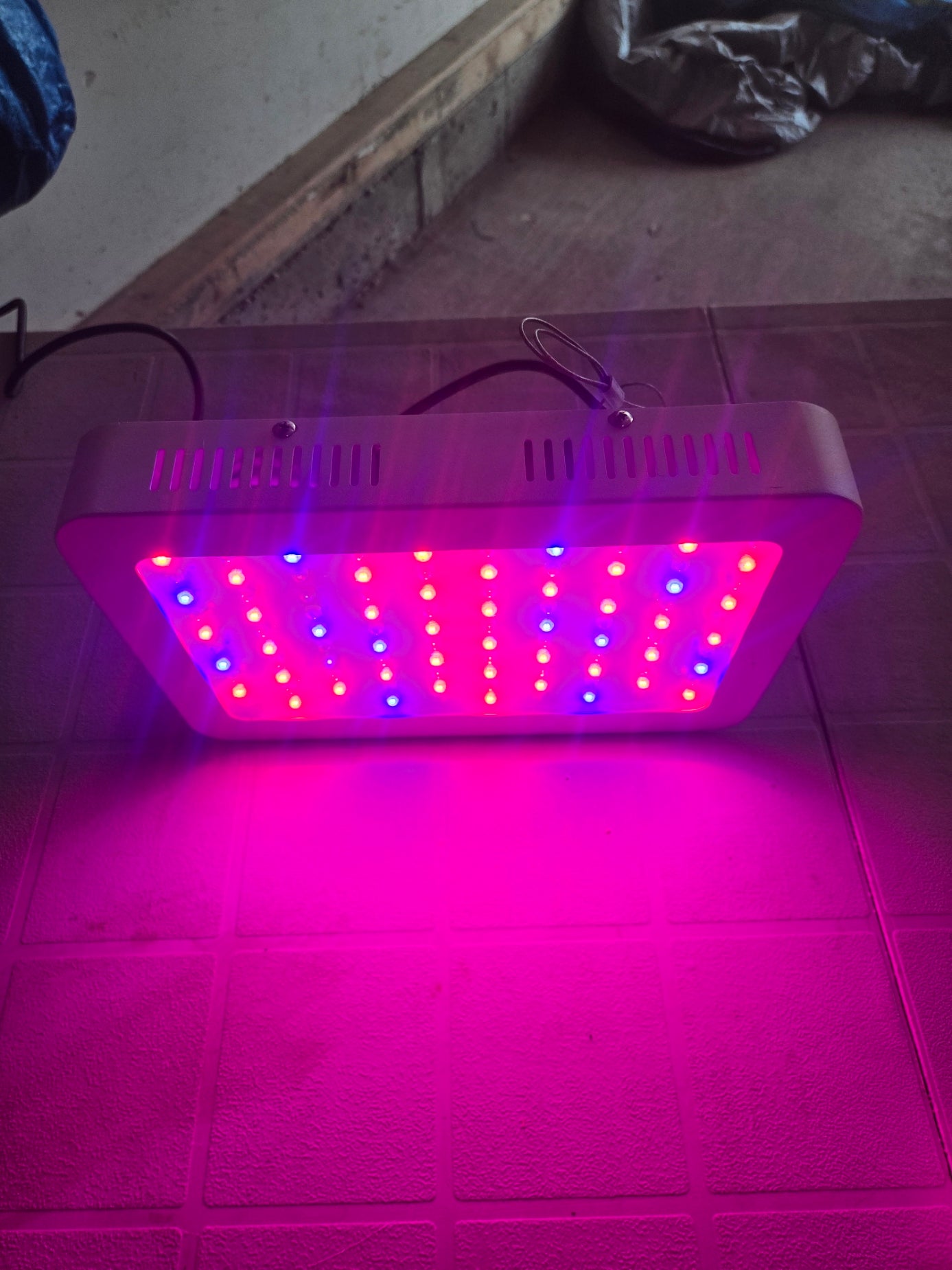 Full Spectrum LED Grow Light 1000W Double Switch Veg Bloom Panel
