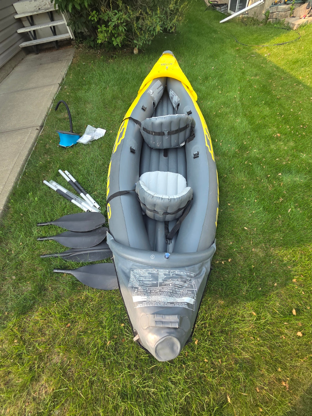 Intex Explorer K2 2-Person Inflatable Kayak