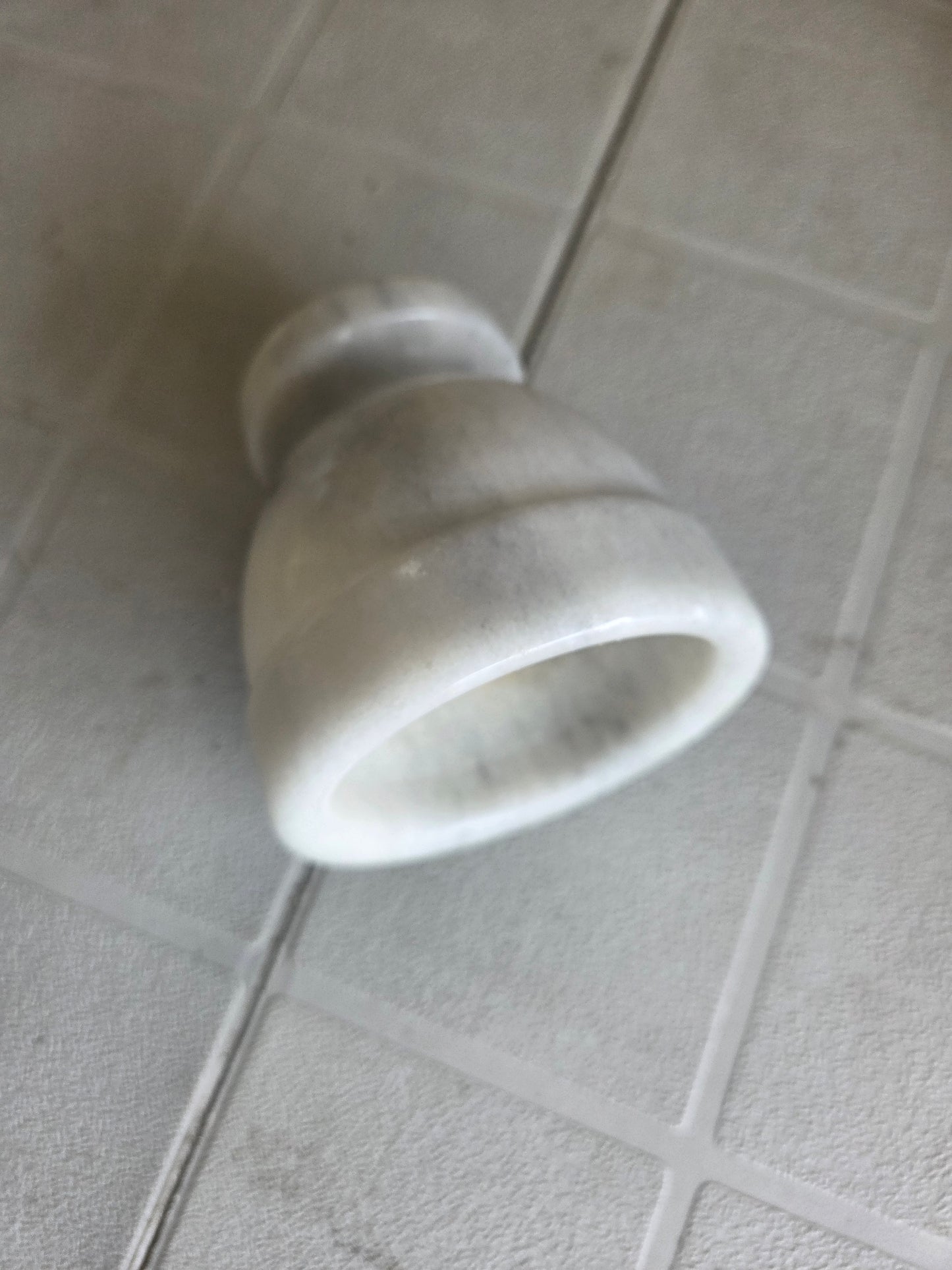 Solid White Marble Mortar and Pestle Set 4 Inch Spice Herb Grinder