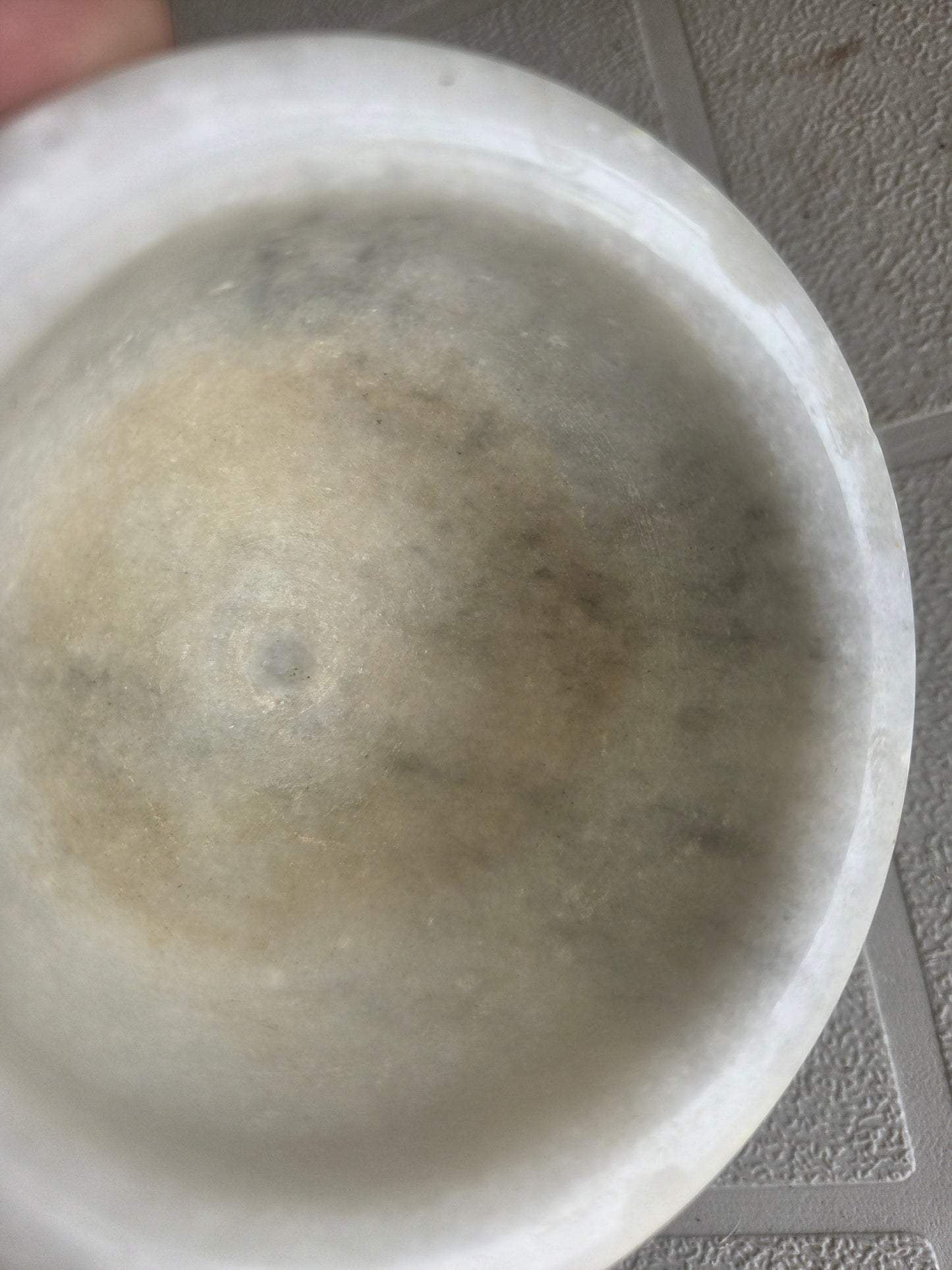 Solid White Marble Mortar and Pestle Set 4 Inch Spice Herb Grinder