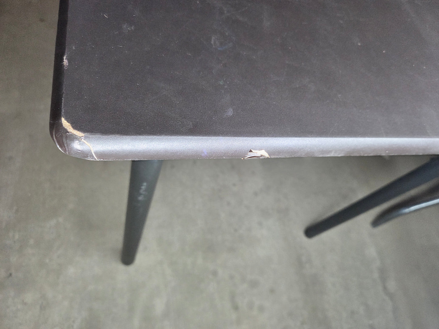 Black Utility Table Desk Computer Office Craft Table 47x30