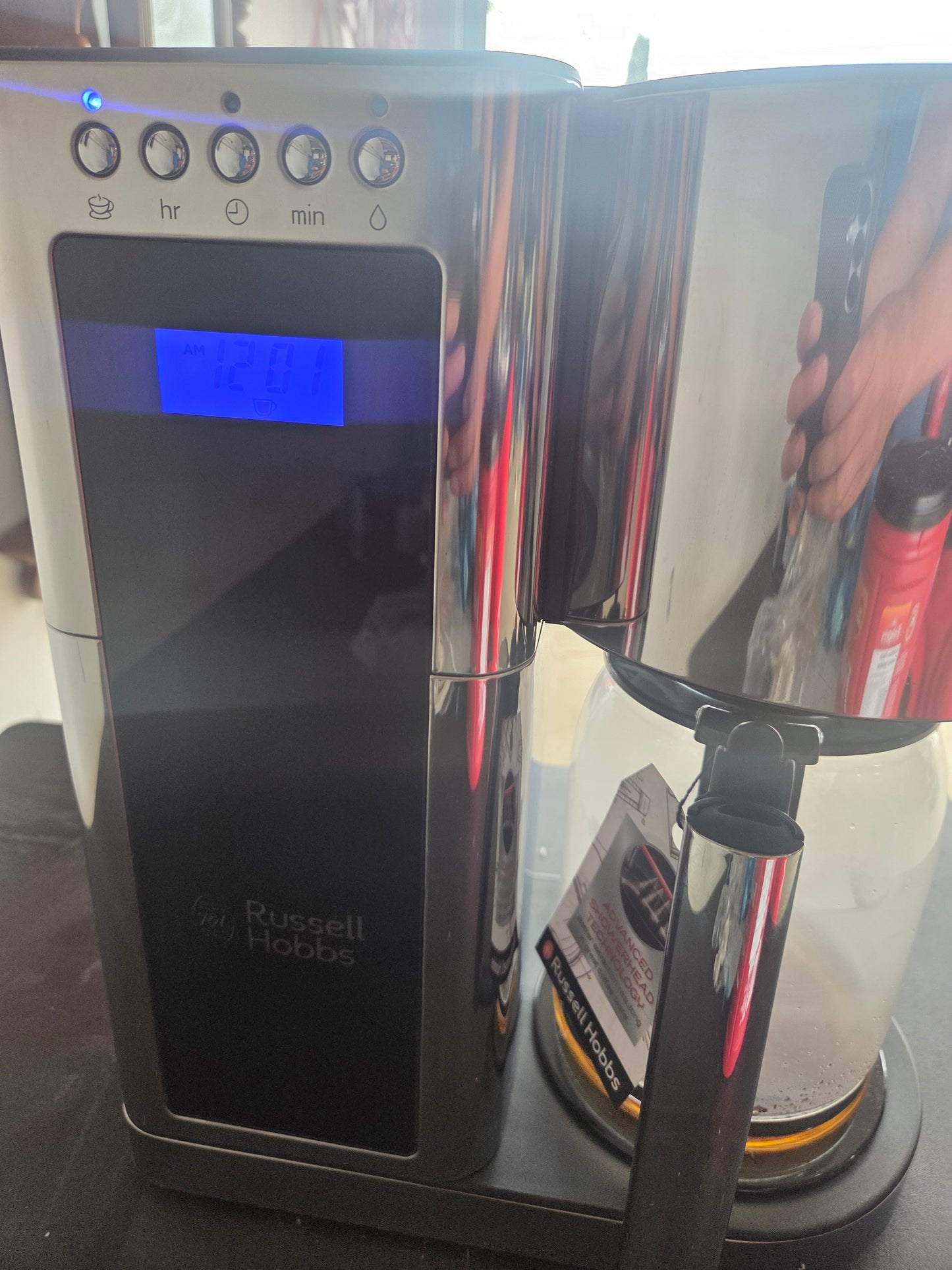 Russell Hobbs Glass Accent 8-Cup Programmable Coffee Maker