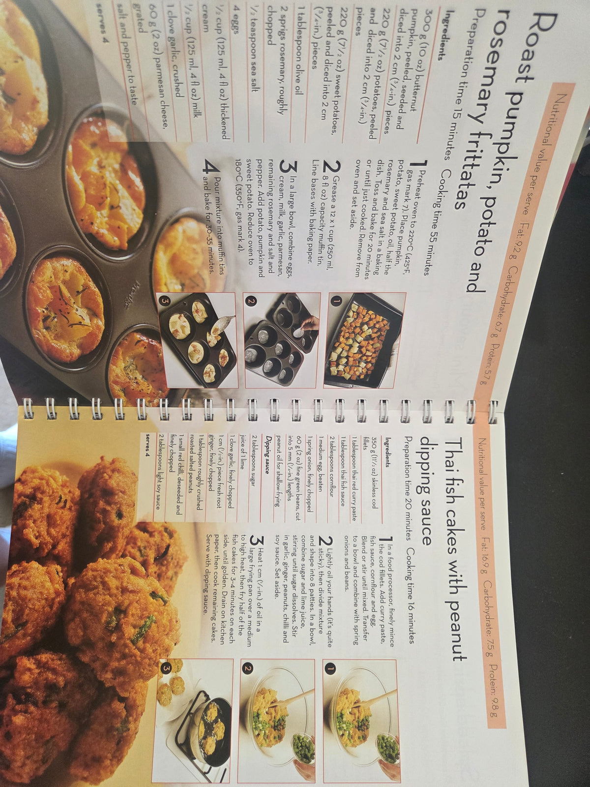 Everyday Cooking Step-by-Step Recipe Cookbook Hardcover Spiral Bound