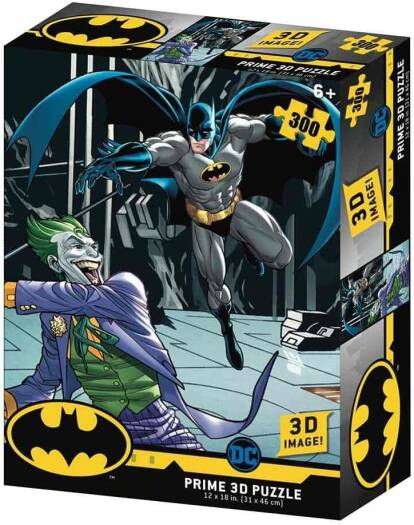 Batman : Prime 3D Lenticular Puzzle, 300 Pieces, 6+, 12" x 18"