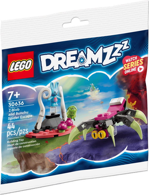 LEGO Dreamzzz, Z-Blob and Bunchu Spider Escape, 30636, 44 Pieces, Polybag