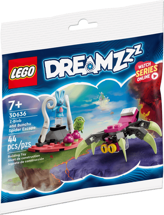 LEGO Dreamzzz, Z-Blob and Bunchu Spider Escape, 30636, 44 Pieces, Polybag