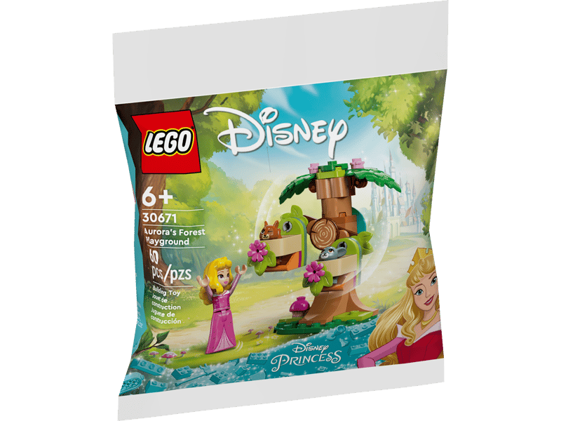 LEGO Disney Aurora's Forest Playground 30671 Bag, 60 Pieces, Polybag