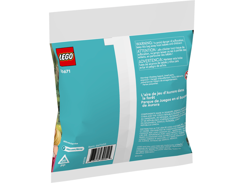 LEGO Disney Aurora's Forest Playground 30671 Bag, 60 Pieces, Polybag