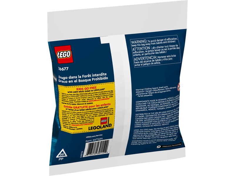 LEGO Draco in the Forbidden Forest 30677, 33 Pieces, Polybag