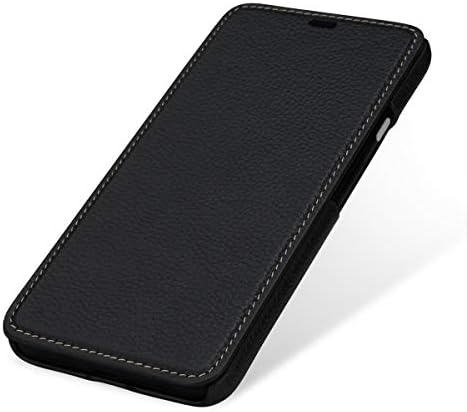 Pixel 4 XL (2019) Book Type Flip Case, Genuine Leather, Black, StilGut