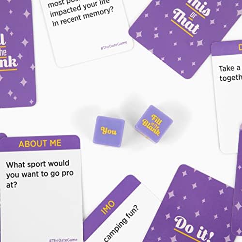 The Date Game : Fun Flirty Questions Couples Game for Date Night