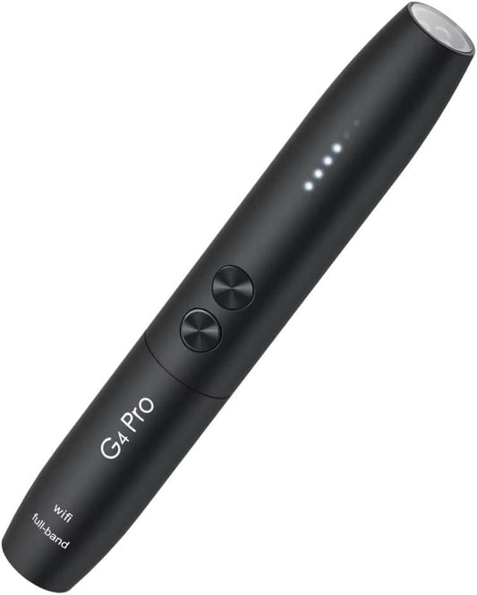 Jepwco G4 Pro Anti Spy Detector, for Camera, Bug, 5 Levels, 25H Working Time, Pen Shape