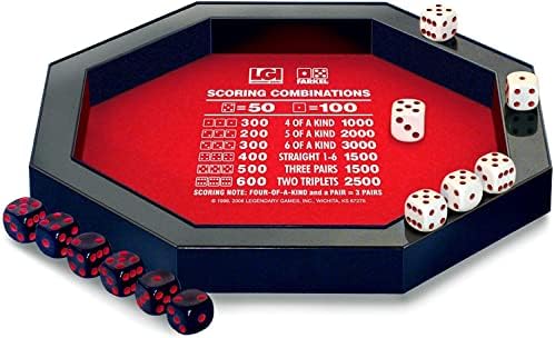 Farkel Rolling Tray Set : Party Game, 2-6 Players, Age 8+