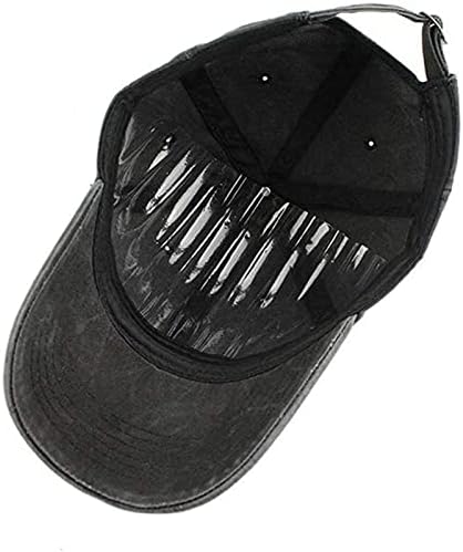 Black "Don't Let the Old Man In" Baseball Caps Adjustable Washed Dad Sun Unisex