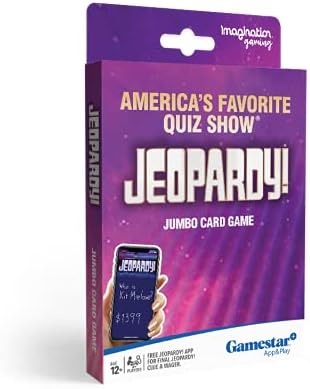 Jeopardy Jumbo Card Game, Imagination