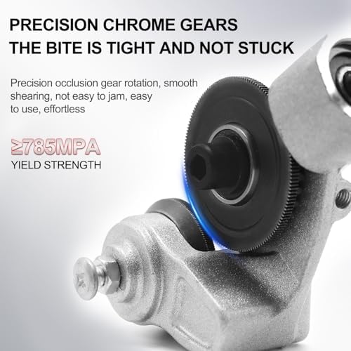 Metal Nibbler Drill Attachment, Sheet Metal Cutter Adapter, Electric Drill Shears, Cuts 21 Gauge Metal