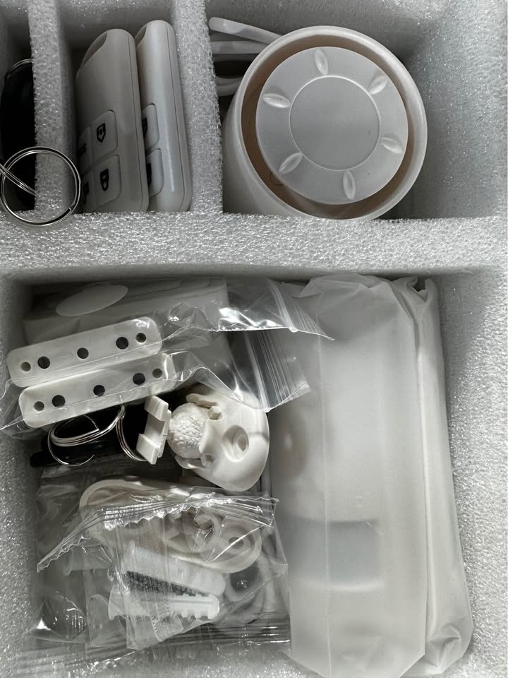 WiFi Home Alarm Security System, Wireless LCD Display, 10 Pieces, Voice Control Alexa & Google