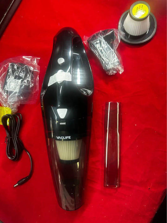 NEW VacLife Handheld Vacuum, Car Cleaner Cordless, Rechargeable, Silver (VL189)