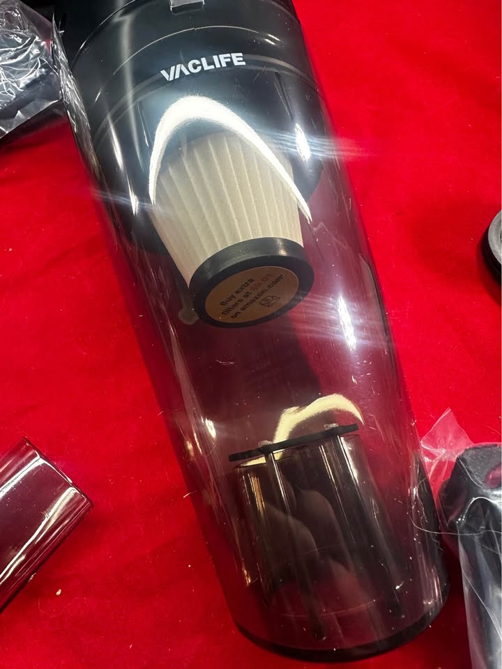 NEW VacLife Handheld Vacuum, Car Cleaner Cordless, Rechargeable, Silver (VL189)
