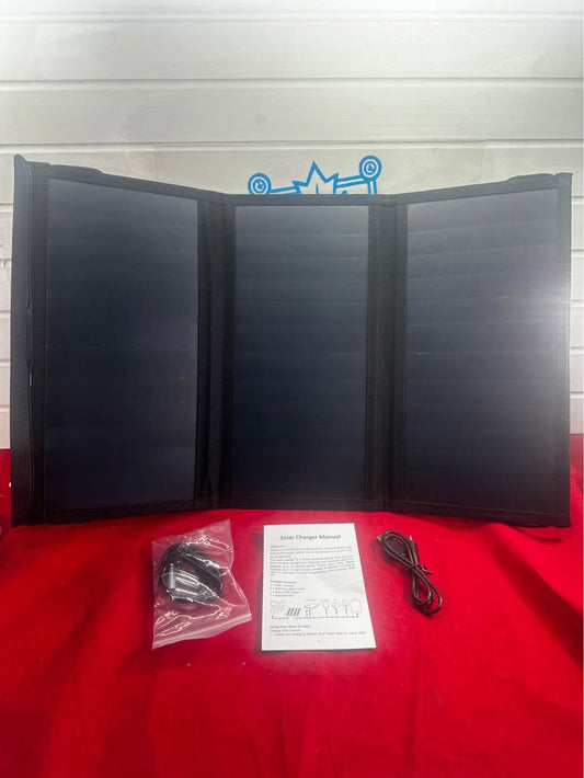 20W Portable Solar Charger, Waterproof & Foldable Panel, 2 USB Ports, Camping, Sunpower, ECEEN