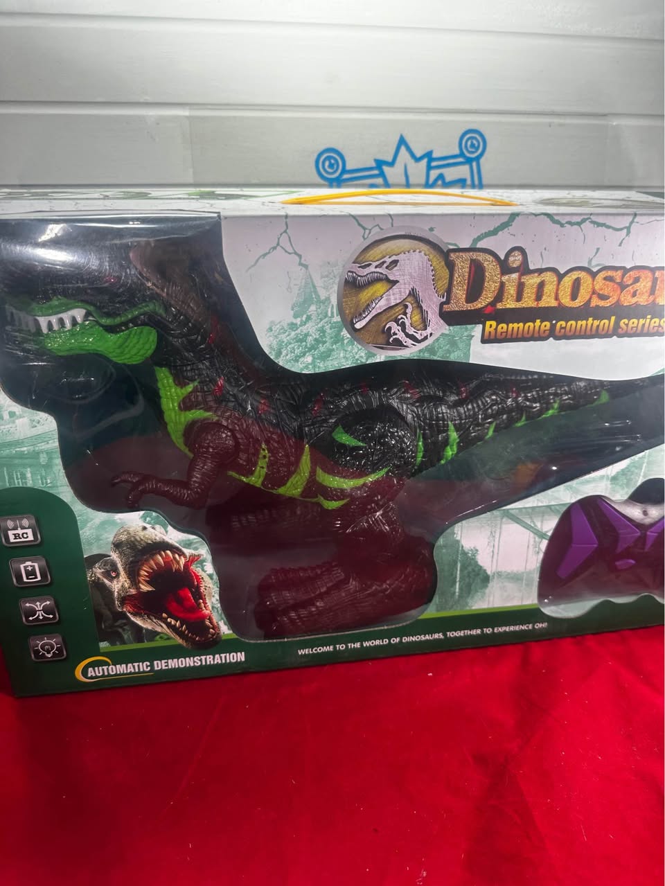 RC Dinosaur, Walking Tyrannosaurus Rex, Lights, Sounds, 360 Rotation Stunt, Rechargeable, TEMI