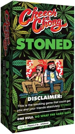 Stoned Card Game, Adult Party Game for Stoner Mates, Action, Get Sky High Fun, 18+, Cheech & Chong