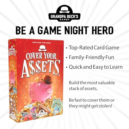 Cover Your Assets : Fun Family-Friendly Set-Collecting Game for the family, 2-6 Players Ages 7+