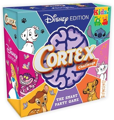 Cortex Disney (ML) – Fast Memory & Reflex Game for Kids and Families – Ages 6+, 2–6 Players, <15 Min Playtime