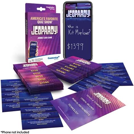 Jeopardy Jumbo Card Game : Imagination Gaming