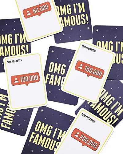 OMG I'm Famous : Strategic Party Card Game, 2-6 Players, Ages 17+