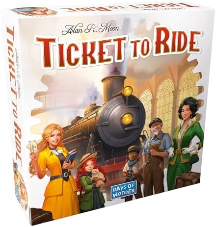 Ticket to Ride Refresh, Strategy Family Board Game, Train Adventure, English, Ages 8+, 2-5 Players, Asmodee