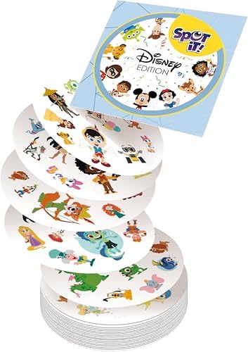 Spot It! Disney Edition : Observation and Speed Game, 2-8 Players, Ages 6+
