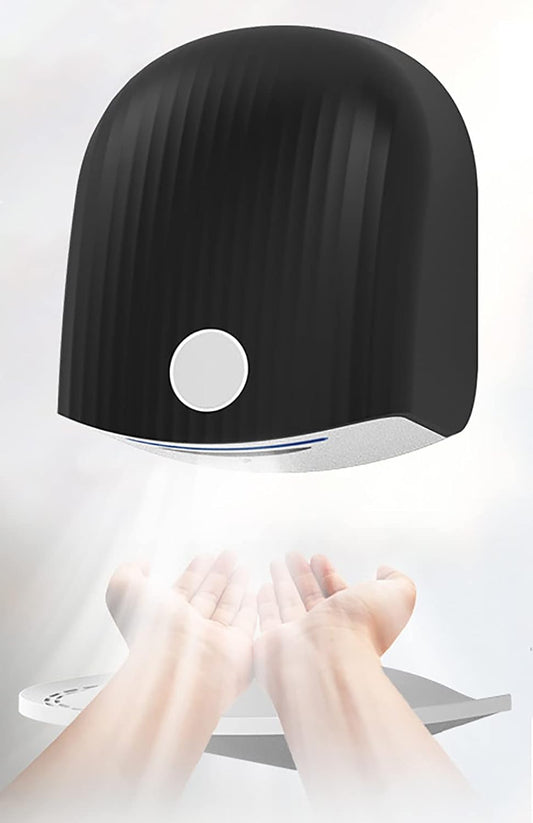 Electric Hand Dryer, 1200W, HEPA Filter, Smart Induction, with Drain Tray, Adjustable Hot and Cold
