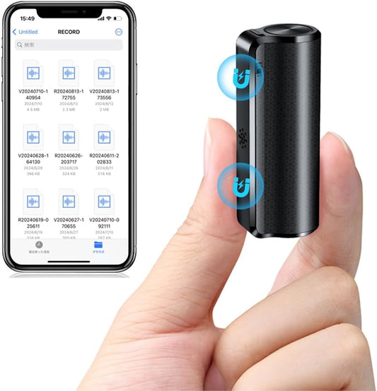 32GB Voice Recorder with AI Triple Noise Reduction, 300-Day Standby for Lectures, Meetings